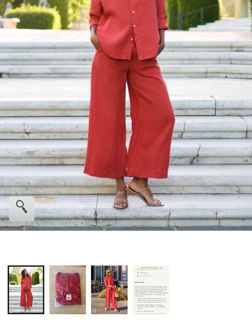 Frank & Eileen wide-leg pull-on pant